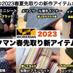 ワークマン2023春先取りの新作アイテム６選【キャンプ道具】ソロキャンプ　ファミリーキャンプ